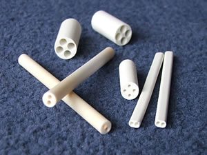 Ceramic tubes, ceramic electrical insulators